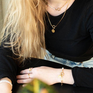 Náramek s karabinkou Vlny