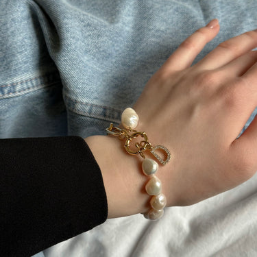 Perlový náramek Samanta