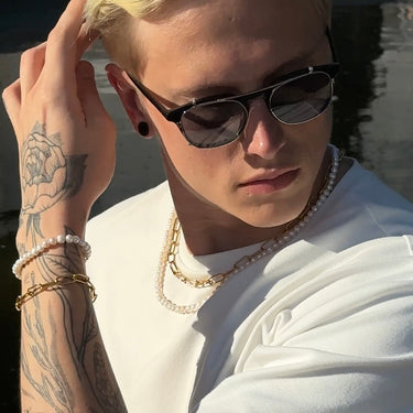 Pánský náramek paper clip