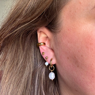 Náušnice perla potato