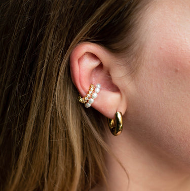 Ear cuff perlový Rebecca