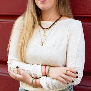 Náhrdelník z červeného karneolu