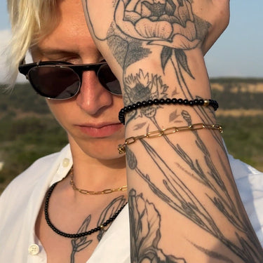 Pánský náramek paper clip minimal