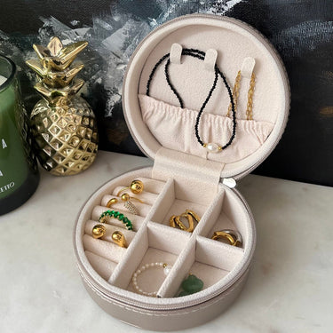 Cestovní šperkovnice šampaň - MARYRASH