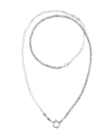 Dlouhý náhrdelník, nahrdelnik, náhrdelník, náhrdelník chirurgická ocel, Dámský náhrdelník z chirurgické oceli, Náhrdelníky Pro ženy, Ocelové náhrdelníky, Dlouhé Náhrdelníky,  Dlouhý náhrdelník bižuterie,  Dámský dlouhý náhrdelník,  Dlouhý řetízek chirurgická ocel, Dlouhý stříbrný náhrdelník, hematit, hematitový náhrdelník