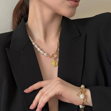 Perlový náramek Samanta