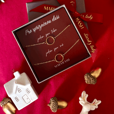 Dárková sada náramků Karma minimal" Pro spřízněnou duši "