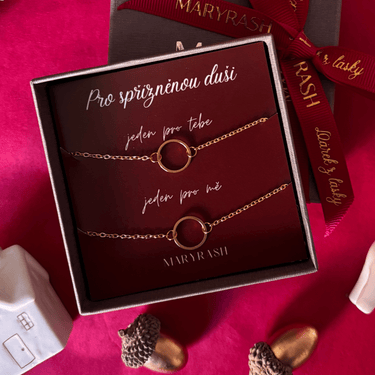 Dárková sada náramků Karma minimal" Pro spřízněnou duši "