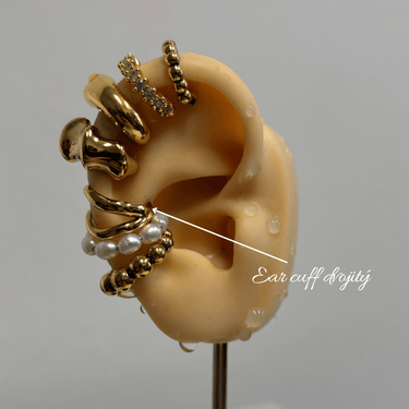 Ear cuff dvojitý