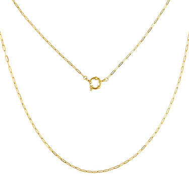 Náhrdelník paper clip minimal