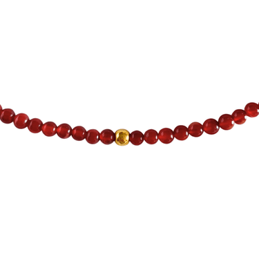 Náhrdelník z červeného karneolu