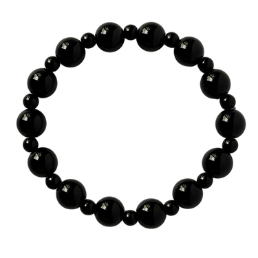 Náramek z černého achátu