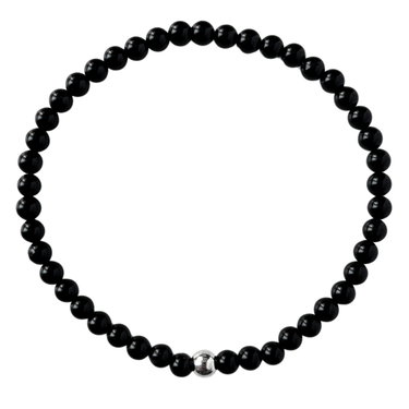 Pánský náramek černý achát