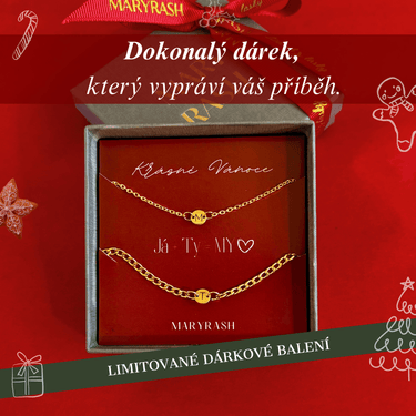 parove naramky, parove naramky se jmeny, parove naramky s inicialami, naramky pro pary, naramky pro nej a pro ni, personalizovane naramky, vanocni darky pro pary, vanocni darek pro pritelkyni, vanocni darek pro pritele, rucni razba sperku, rucne vyrabene naramky, zlate parove naramky, minimalisticke naramky, ceske sperky MARYRASH, sperky s vyznamem, darek z lasky, symbol lasky