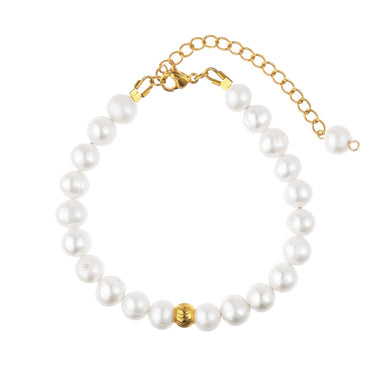 Perlový náramek Potato s korálkem